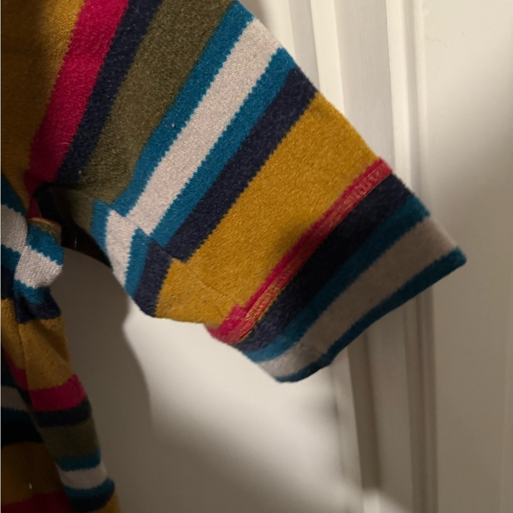 Modcloth Multicolor Striped V-Neck Sweater - Picture 3 of 4